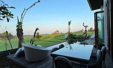 3BR tranquil luxury villa for yearly rent in Tanah Lot, Tabanan