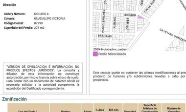 Terreno en venta a 4 minutos del Metrobús la raza $7,500,0000