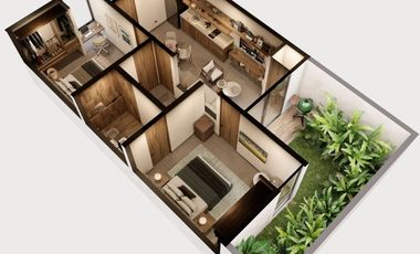 ELEGANTE DEPARTAMENTO EN PREVENTA CERCA DE UNIVERDIDADES EN MERIDA, YUCATAN.