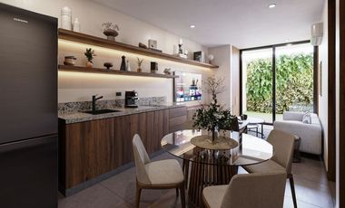 ELEGANTE DEPARTAMENTO EN PREVENTA CERCA DE UNIVERDIDADES EN MERIDA, YUCATAN.