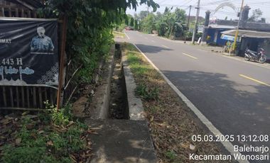 Jual tanah pinggir jalan raya di pusat kota Wonosari Gunung kidul