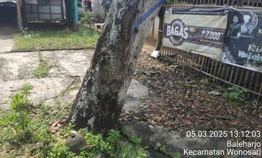 Jual tanah pinggir jalan raya di pusat kota Wonosari Gunung kidul