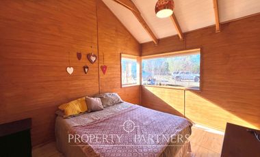 Cabaña en una hectárea en condominio cerrado