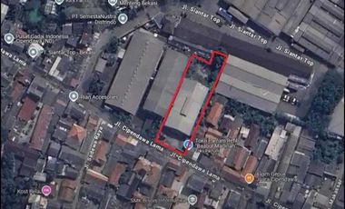 DIJUAL GUDANG & KANTOR HARGA MURAH DI PINGGIR JALAN RAYA BANTAR GEBANG