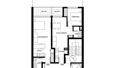 VENTA MONOAMBIENTE, balcon - AMENITIES - AMPLIA FINANCIACION - Corrientes 1300