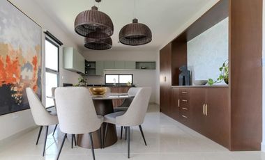 Casa en venta en Mérida, Privada Aldoria, conkal   (Anara, una planta)