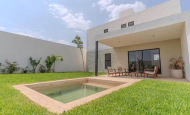 Casa en venta en Mérida, Privada Aldoria, conkal   (Anara, una planta)