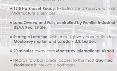 MTY ESCOBEDO NTE. 176,364 ft2 Parque Ind. Frontier ARDIR 11 GD 050523