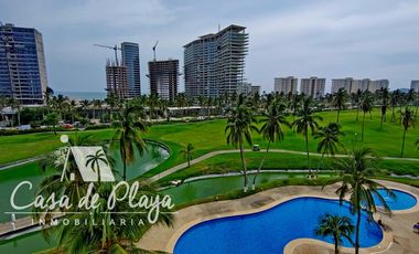 Departamento en  venta campo de golf Vidanta Acapulco Diamante
