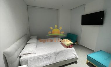 Apartamento amoblado en arriendo, vista al mar, Playa Salguero-02