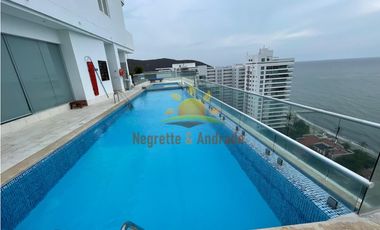 Apartamento amoblado en arriendo, vista al mar, Playa Salguero-02