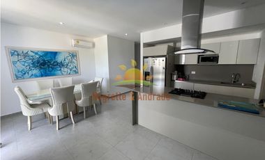 Apartamento amoblado en arriendo, vista al mar, Playa Salguero-02
