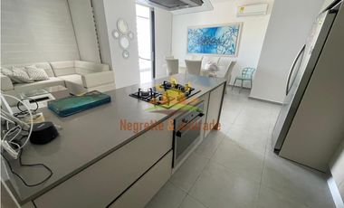 Apartamento amoblado en arriendo, vista al mar, Playa Salguero-02