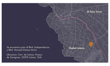 Locales en Plaza Paseo Acacia. Zona en crecimiento  en Juárez Chih.