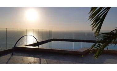 VENTA APARTAMENTO 95m2 AMOBLADO + TERRAZA BOCAGRANDE CARTAGENA