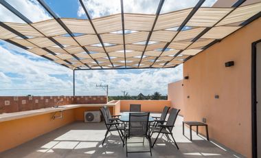 EN VENTA CASA EN MERIDA DE 1 HABITACION CON ALBERCA Y ROOFTOP