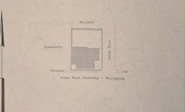 jual murah rumah usaha  d Mojoagung bagus untuk kuliner jual grosiran