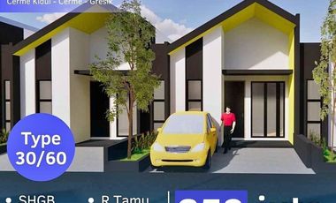 Promo Rumah Murah Cerme Gresik Perum Wisma Anugrah dekat jl. Raya