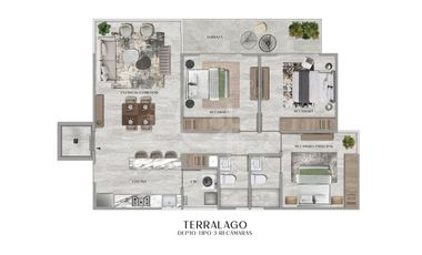 Venta de Departamentos en Terralago, Lomas Verdes