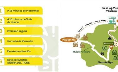 Terreno residencial en venta en Pueblo Mazamitla
