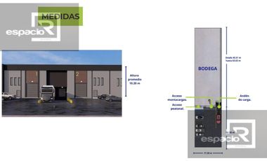 BODEGAS EN PRE-VENTA AL NORTE EN UBICACIÓN PRIVILEGIADA