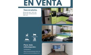 Casa con piscina sector Riasco