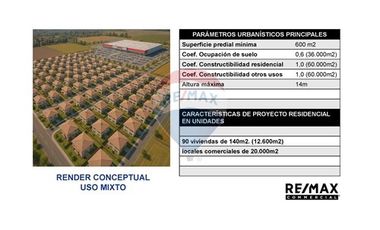 Terreno urbano ideal desarrollo mixto San Javier