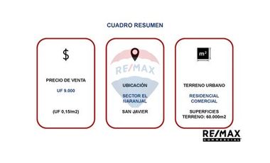 Terreno urbano ideal desarrollo mixto San Javier