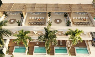 EN VENTA CASA EN TELCHAC PUERTO DE 4 HABITACIONES CON ALBERCA, ROOFTOP Y ACCESO A LA PLAYA