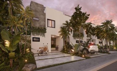 TOWNHOUSE EN TULUM 3 HBAITACIONES, ROFTOP PRIVADO, ALBERCA, AMUEBLADA