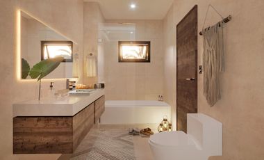 TOWNHOUSE EN TULUM 3 HBAITACIONES, ROFTOP PRIVADO, ALBERCA, AMUEBLADA