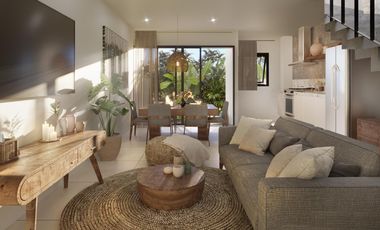 TOWNHOUSE EN TULUM 3 HBAITACIONES, ROFTOP PRIVADO, ALBERCA, AMUEBLADA