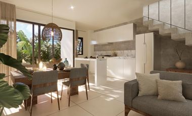 TOWNHOUSE EN TULUM 3 HBAITACIONES, ROFTOP PRIVADO, ALBERCA, AMUEBLADA