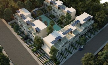 TOWNHOUSE EN TULUM 3 HBAITACIONES, ROFTOP PRIVADO, ALBERCA, AMUEBLADA