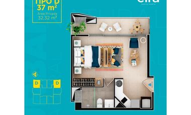 Venta de apartamento a pocos pasos de la Marina de Santa Marta.