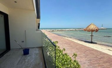Venta Villa frente al mar Yucalpetén Chelem  Yucatán