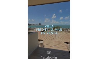 Venta Villa frente al mar Yucalpetén Chelem  Yucatán