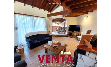 VENTA casa 5 amb con qiuncho, parque y piscina - Sierra de Los Padres