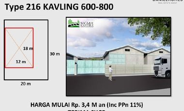 Gudang Dekat BSD ,Sigma Kartika , Gunung Sindur Bogor