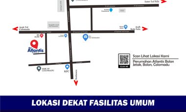 RUMAH 2 LANTAI DI COLOMADU DEKAT BANDARA DAN DE TJOLOMADOE