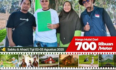 TANAH SHM MURAH DEKAT JAKARTA DIJALUR WISATA BOGOR