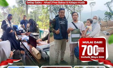 TANAH SHM MURAH DEKAT JAKARTA DIJALUR WISATA BOGOR