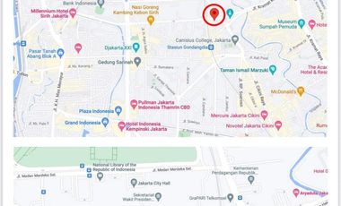 Disewa Gedung di Jl. Kebon Sirih, Menteng, Jakarta Pusat