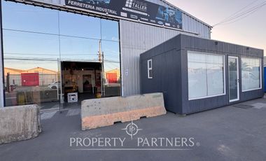 Arriendo Propiedad Comercial con Galpon de 450m2 en Barrio Industrial