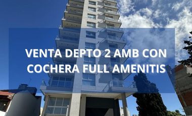 VENTA DEPTO 2 AMB CON COCHERA EDIFICIO MD