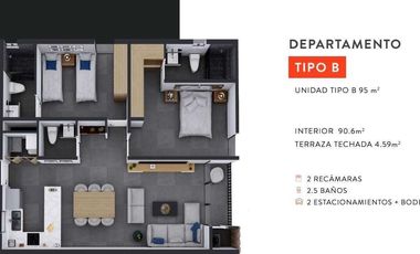 Departamento en Venta   Zona Cumbres -  Monterrey N.L