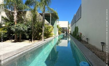 Casa en venta en Conkal casa gemela dentro de privada con amenidades