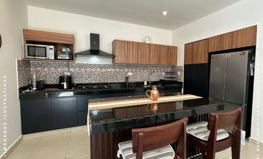 Casa en venta en Conkal casa gemela dentro de privada con amenidades