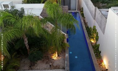 Casa en venta en Conkal casa gemela dentro de privada con amenidades