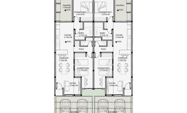 DOCTA Duplex en VENTA 2 Dormitorios 2 baños PLANTA BAJA